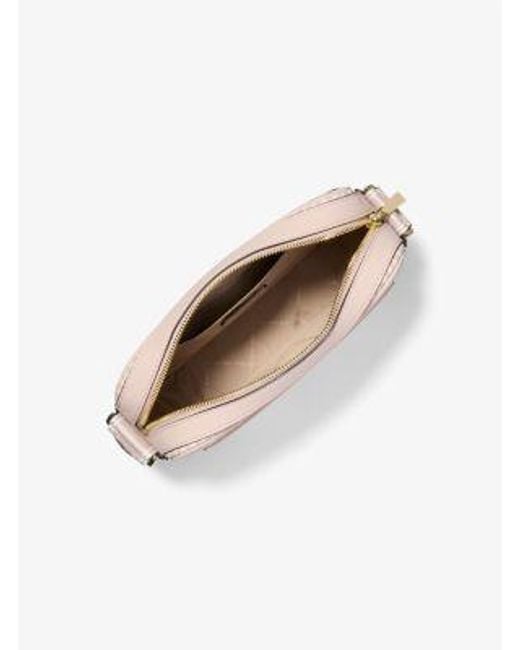 Michael Kors Pink Maeve Large Signature Logo Crossbody Bag
