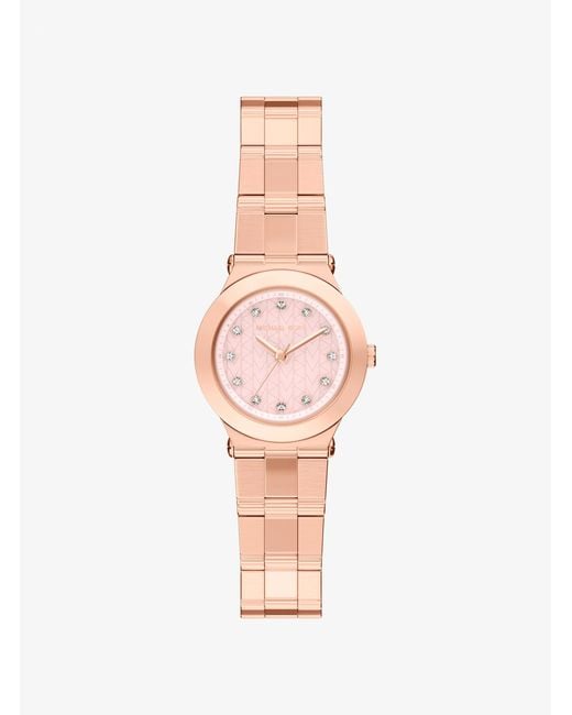 Michael Kors Pink Petite Billie-Tone Watch