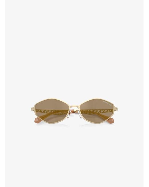 Michael Kors White Mk Coast Sunglasses
