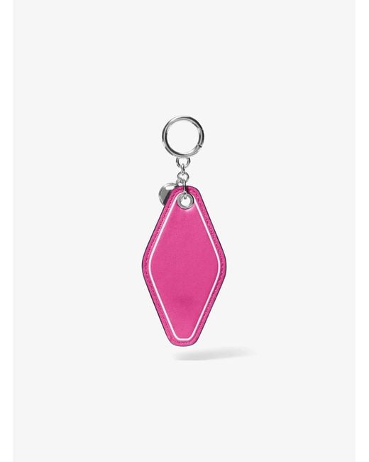 MICHAEL Michael Kors Pink Hotel Key Bag Charm