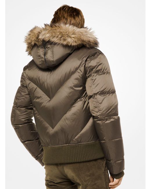 michael kors jacket mens olive