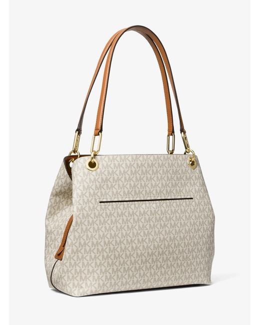 MICHAEL Michael Kors Multicolor Mk Kensington Large Signature Logo Tote Bag