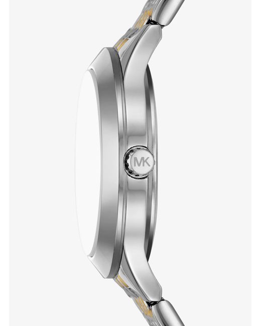 Michael Kors Metallic Mini Aspyn Two-Tone Watch