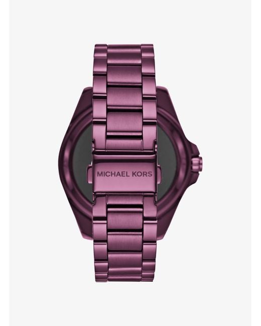 Michael kors top bradshaw watch purple