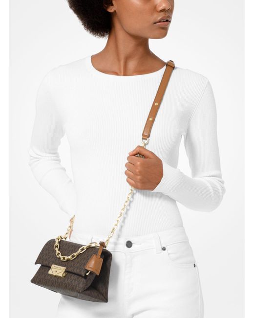 Michael Kors Mk Cece Extra small Logo Crossbody Bag Lyst UK
