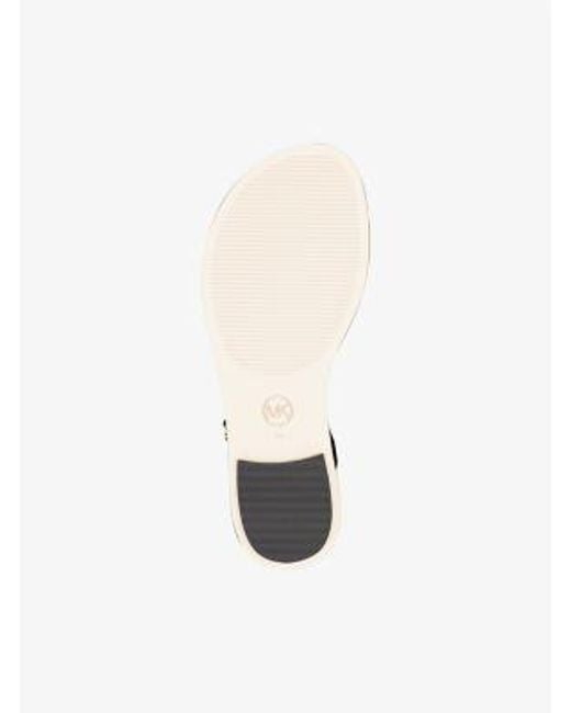 Michael Kors Black Mallory T-Strap Sandal