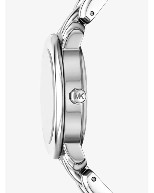 Michael Kors White Phoebe-Tone Watch