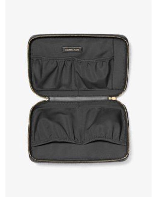 Michael Kors Gray Medium Pebbled Leather Tech Organizer