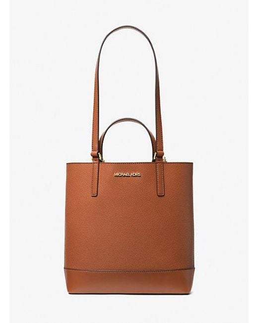 Brown and tan michael kors purse on sale