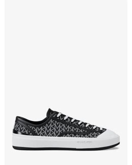 Sneaker Jude Con Logo Jacquard Mk2000 di Michael Kors in White da Uomo