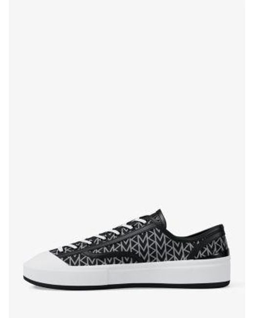 Sneaker Jude Con Logo Jacquard Mk2000 di Michael Kors in White da Uomo