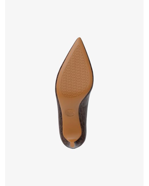 MICHAEL Michael Kors White Mk Alina Flex Logo Pump