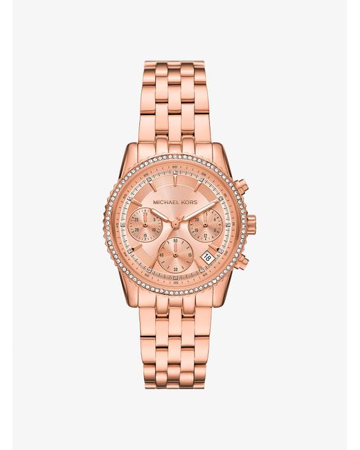 Mkreloj Bryant Mini En Tono Con Incrustaciones Michael Kors de color Multicolor