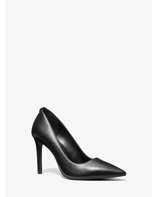 MICHAEL Michael Kors Black Mk Alina Flex Leather Pump