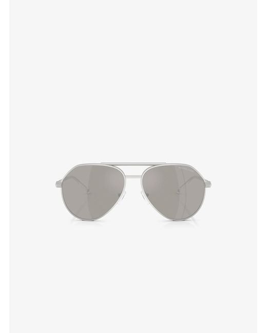 Michael Kors White Brentwood Sunglasses