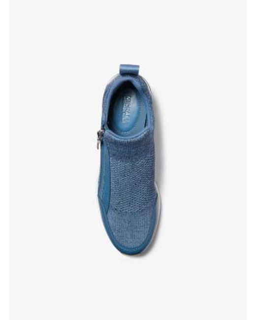 MICHAEL Michael Kors Blue Willis Wedge Trainer
