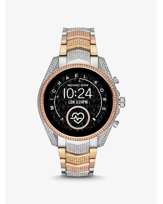 Michael Kors Multicolor Dreifarbige Smartwatch Gen 5 Bradshaw Mit Pavé-Fassung