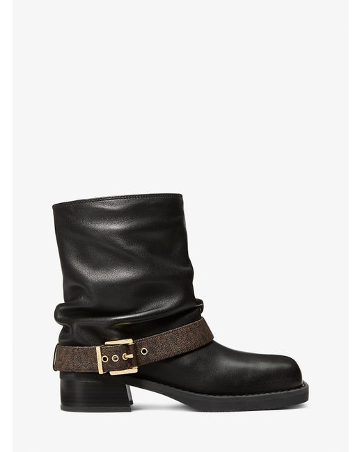 Mk Bottine Colby En Cuir Et À Logo Signature MICHAEL Michael Kors en coloris Black