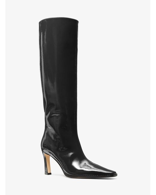 MICHAEL Michael Kors Black Darrah Patent Leather Boot