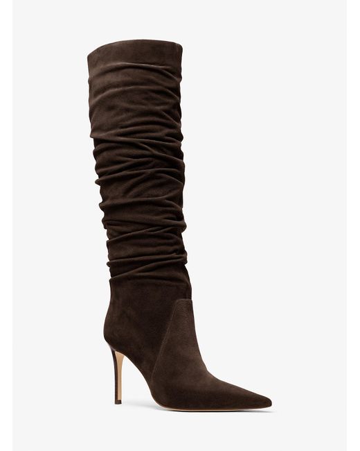 Mk Botte Dawn En Cuir MICHAEL Michael Kors en coloris Brown