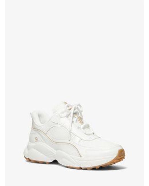 Michael Kors White Katrina Mesh Trainer