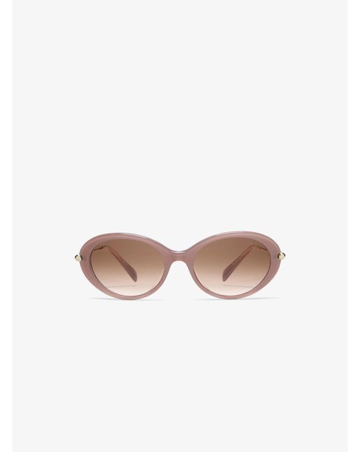 Michael Kors White Mk Rockaway Sunglasses