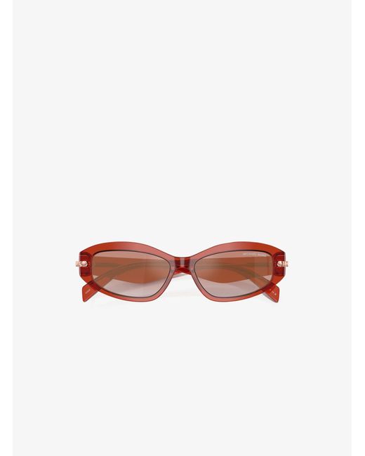 Michael Kors Pink Oval Sunglasses