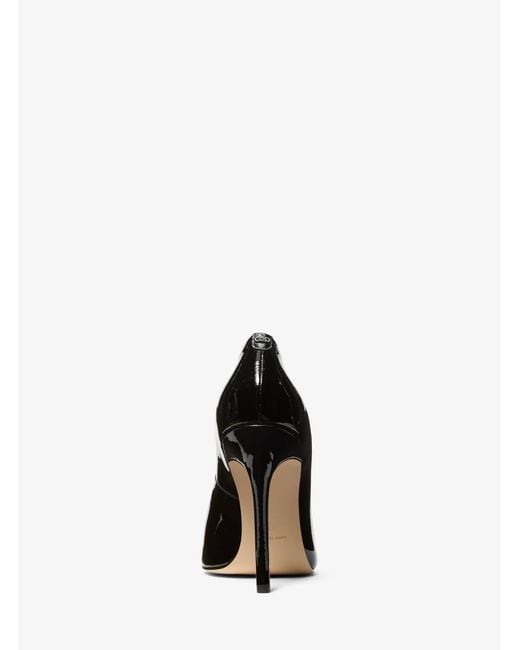 MICHAEL Michael Kors Black Elyse Patent Leather Pump