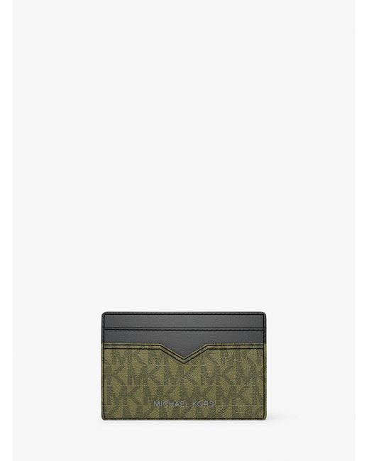 Mktarjetero Hudson Con Logotipo Michael Kors de hombre de color Green