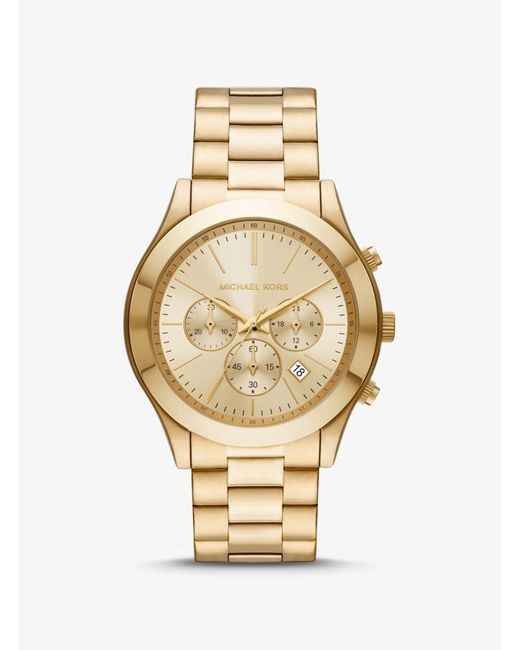 Michael Kors Oversized Slim Runway Gold 