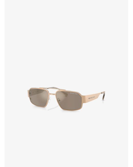 Michael Kors White Mk Cape Town Sunglasses