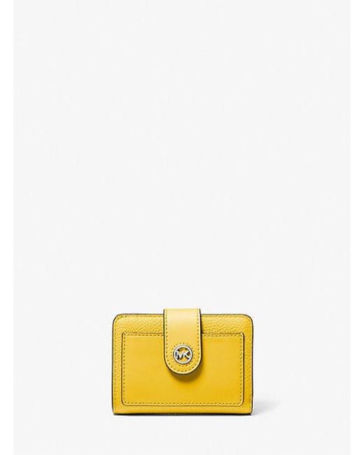 MICHAEL Michael Kors Yellow Mk Mercer Small Leather Wallet