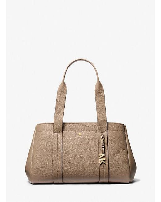 MICHAEL Michael Kors Natural Romee Large Pebbled Leather Tote Bag