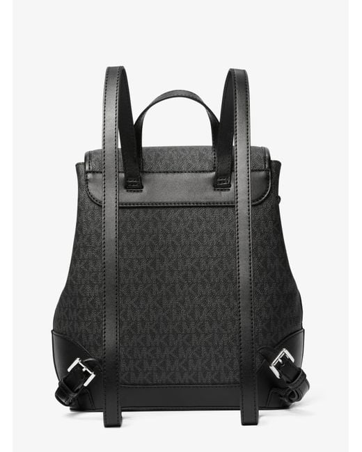 MICHAEL Michael Kors Harrison Medium Logo Backpack in Black Lyst UK