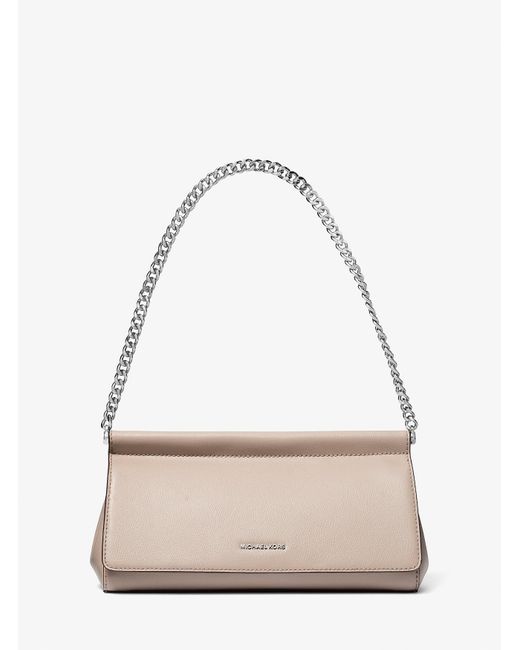 MICHAEL Michael Kors Natural Mk Carmine Medium Leather Pochette