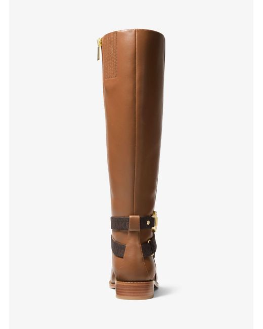 Michael kors cheap cognac boots