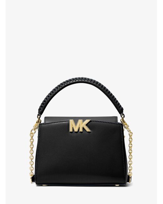 MICHAEL Michael Kors Black Karlie Small Leather Crossbody Bag