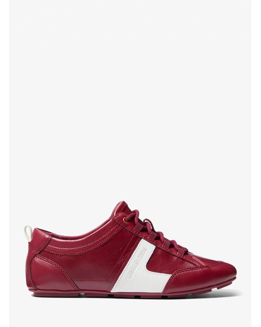 Michael Kors Red Keely Trainer