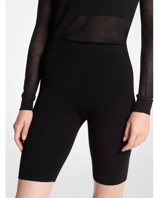 Mk Cycliste En Laine Extensible Michael Kors en coloris Black