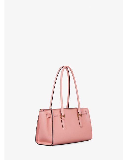 MICHAEL Michael Kors Pink Mk Hamilton Moderne Small Leather Satchel