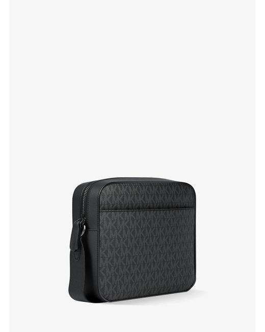 Michael Kors Black Jet Set Signature Logo Crossbody Bag for men