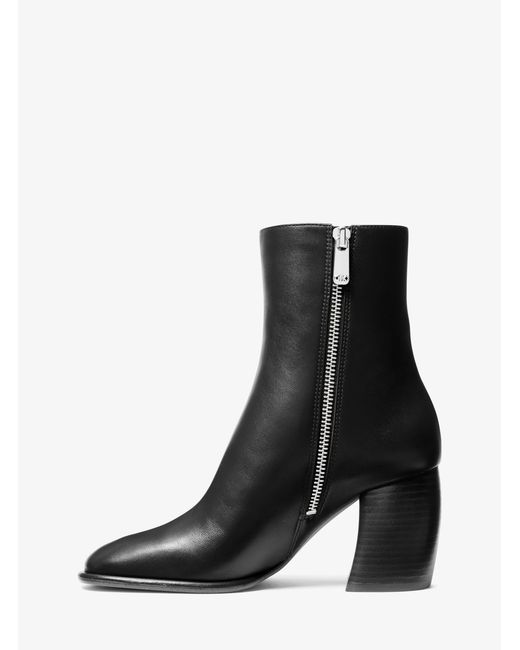 MICHAEL Michael Kors Black Maude Leather Boot