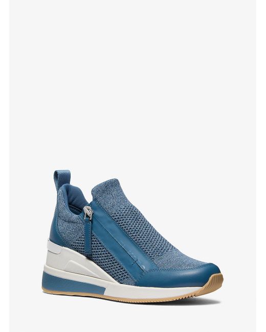MICHAEL Michael Kors Blue Willis Wedge Trainer