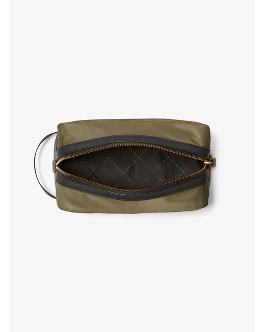 Michael Kors Green Mk Brooklyn Nylon Travel Kit for men