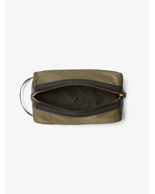 Michael Kors Green Mk Brooklyn Nylon Travel Kit for men