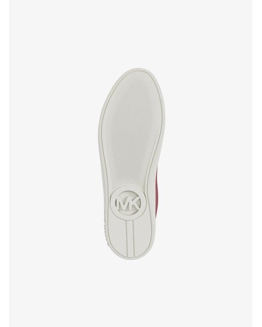 Michael Kors Pink Keaton Suede Sneaker
