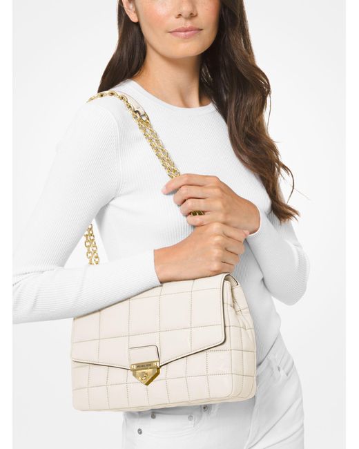 Soho Small Quilted Leather Shoulder Bag  Michael Kors