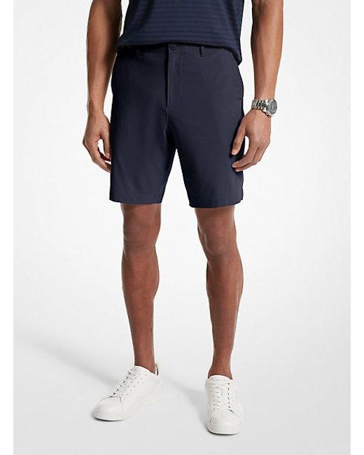 Michael Kors Blue Ripstop Tech Shorts for men