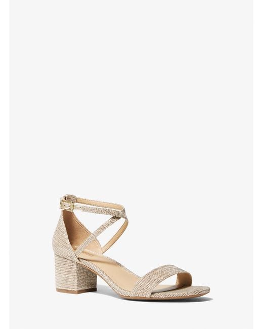 Mk Sandalo Serena Flex di MICHAEL Michael Kors in Natural