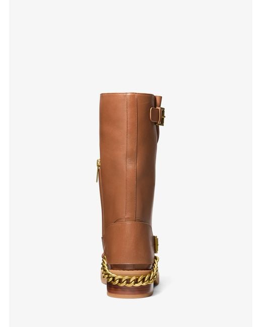 MICHAEL Michael Kors Brown Cayden Leather Boot